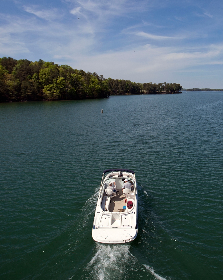 Boating on Lake Lanier